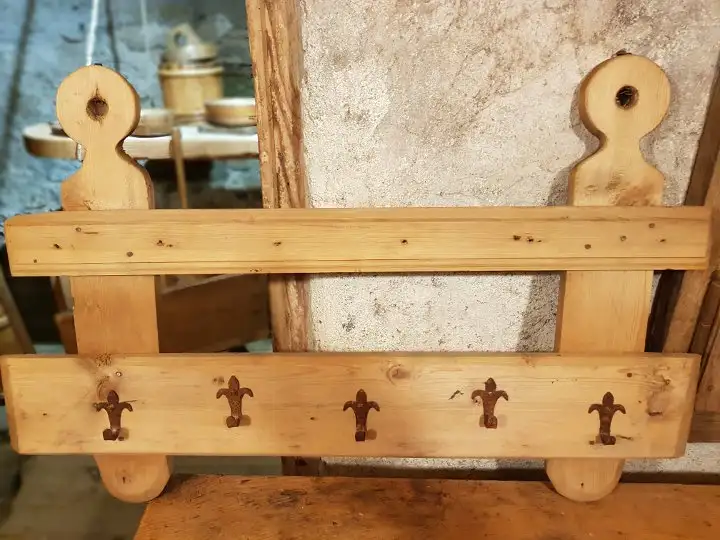 Table pliante en fer forgé
